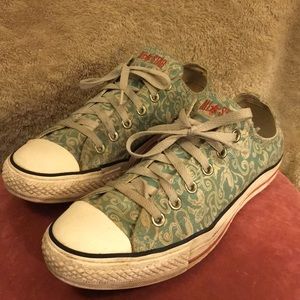 Converse All Star Teal Goldfish Size 9